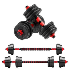 5-44lbs Adjustable Dumbbell Barbell Set