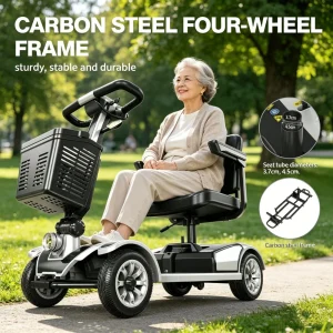 Silver Mobility Scooter for Seniors